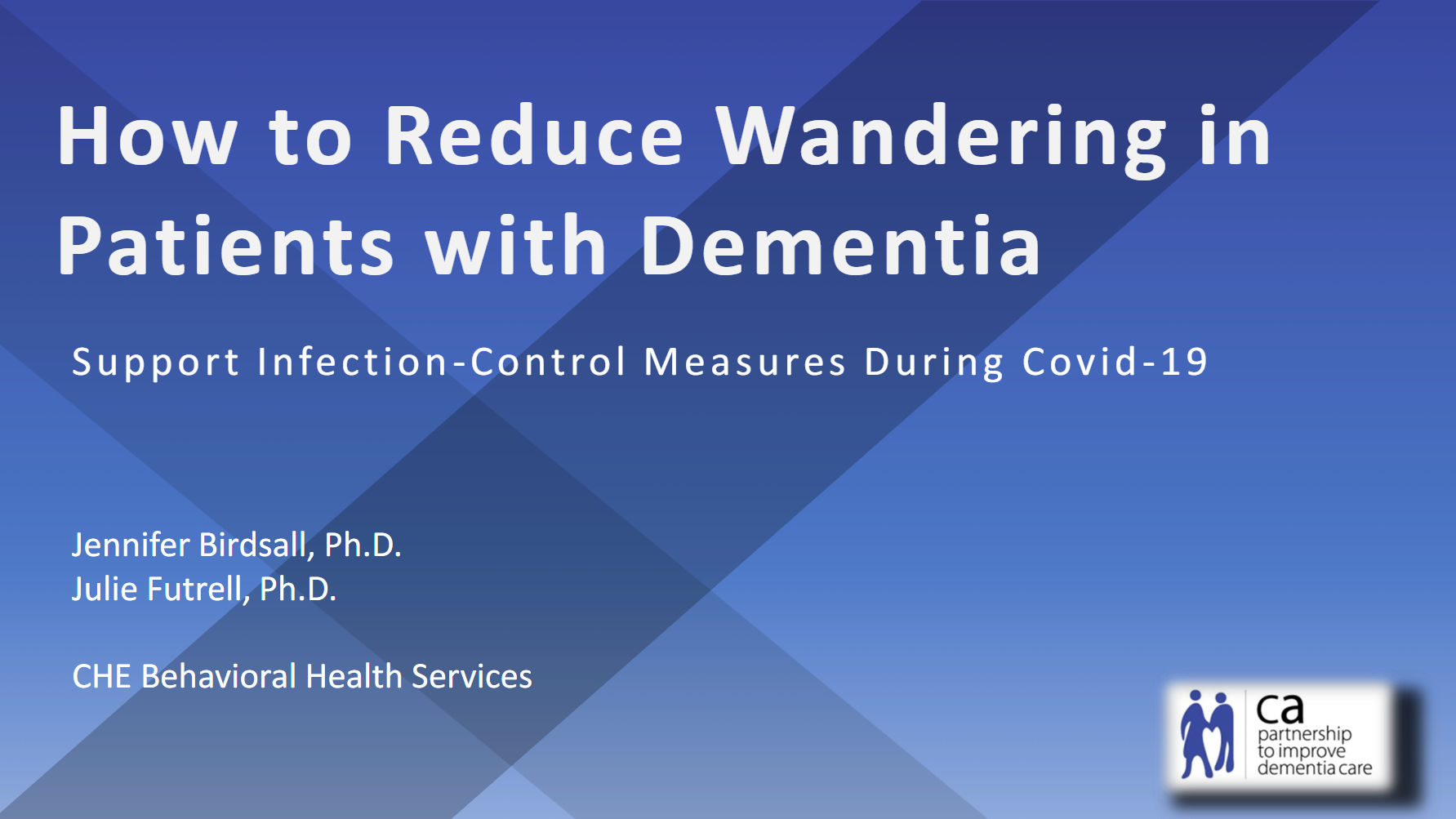 How to Reduce Wandering in Paitients with Dementia